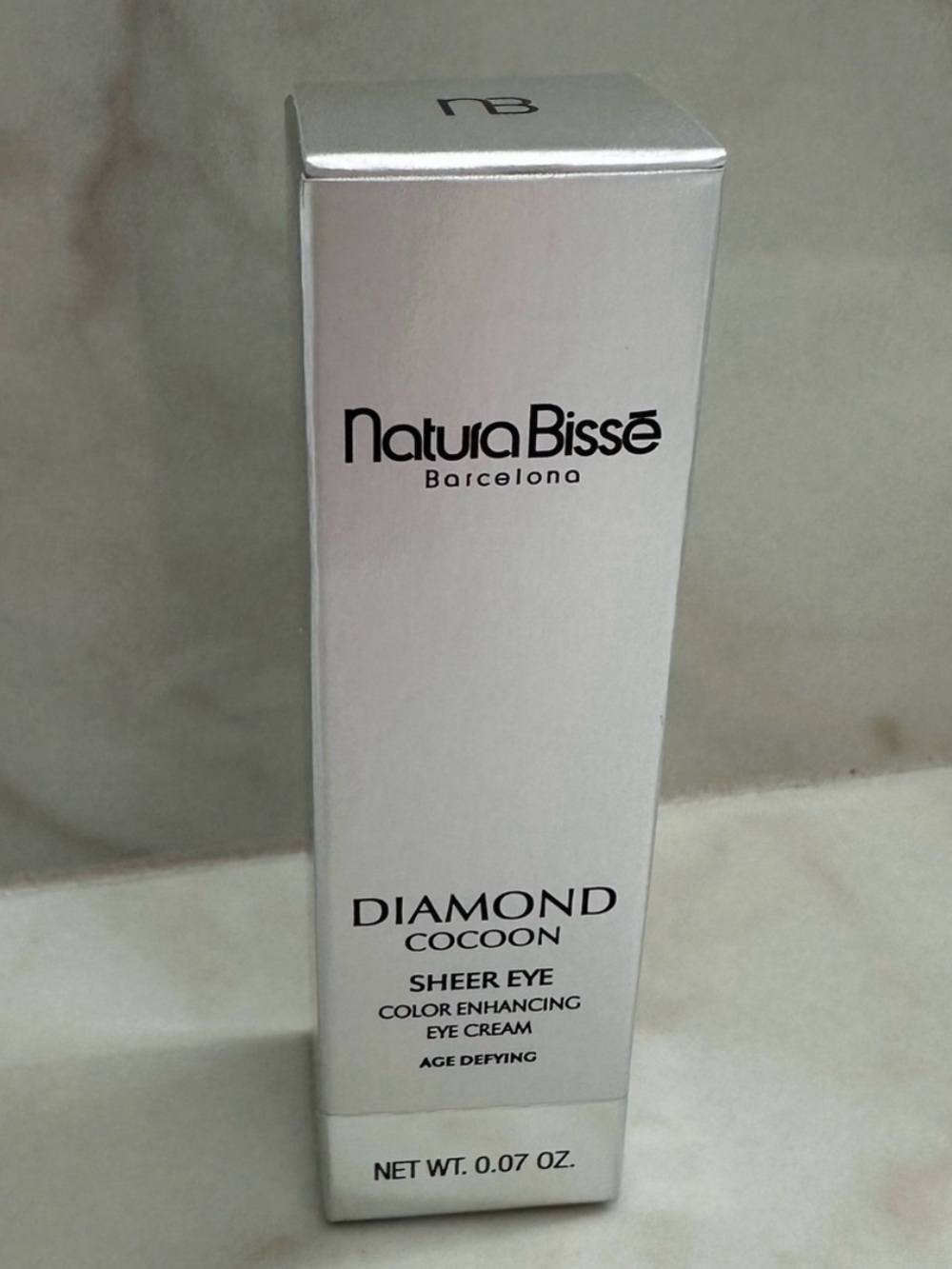 NIB. Natura Bisse. Diamond Cocoon Sheer Eye Cream. 0.07 oz